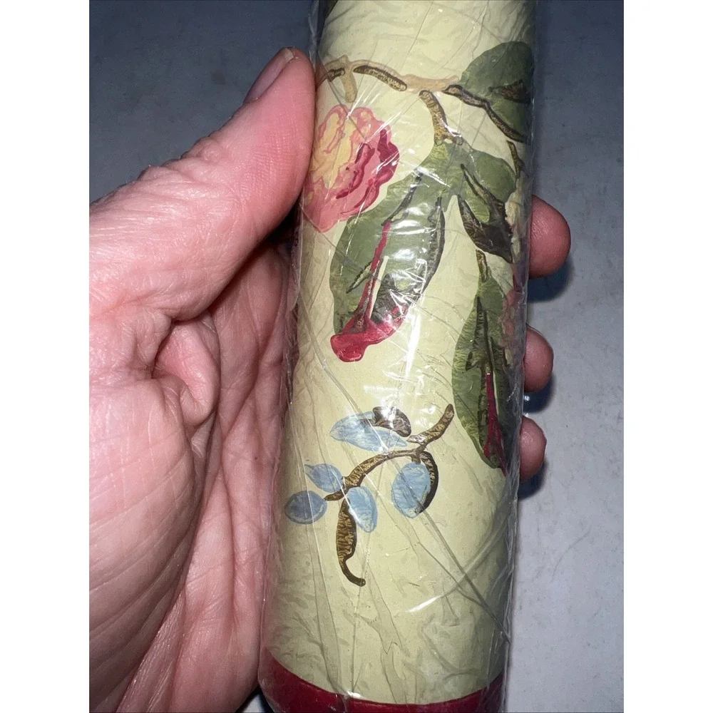 Waverly Wallpaper Border Roll Green Cottage Core Floral Butterflies 6.75sq ft